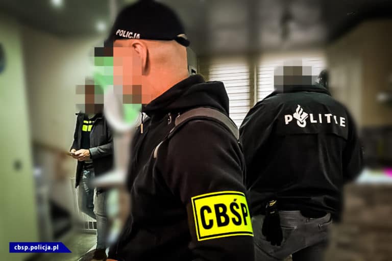 Zatrzymania w Królestwie Niderlandów przy udziale funkcjonariuszy CBŚP