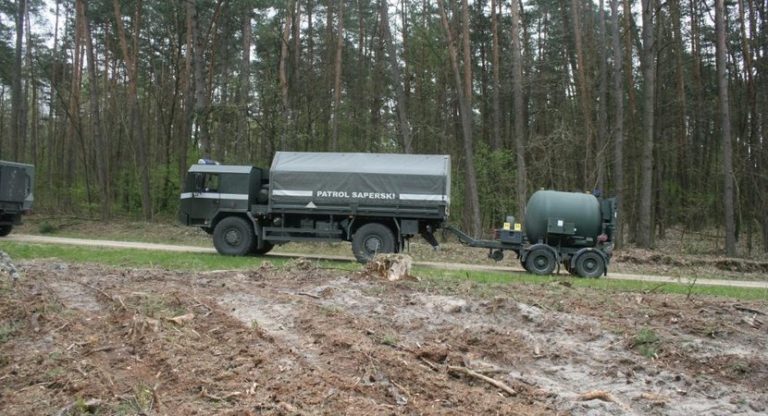 Wojenne pozostałości we włodawskich lasach