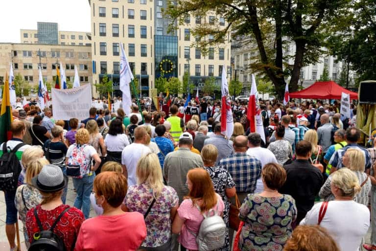 Wielka manifestacja Polaków w Wilnie. „Nasza siła w jedności”