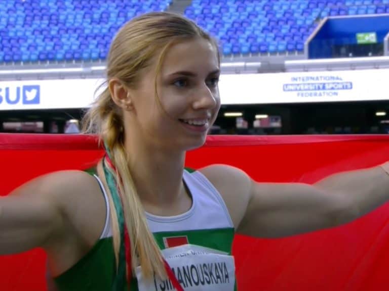 Kryscina Cimanouska rozważa starty pod polską flagą