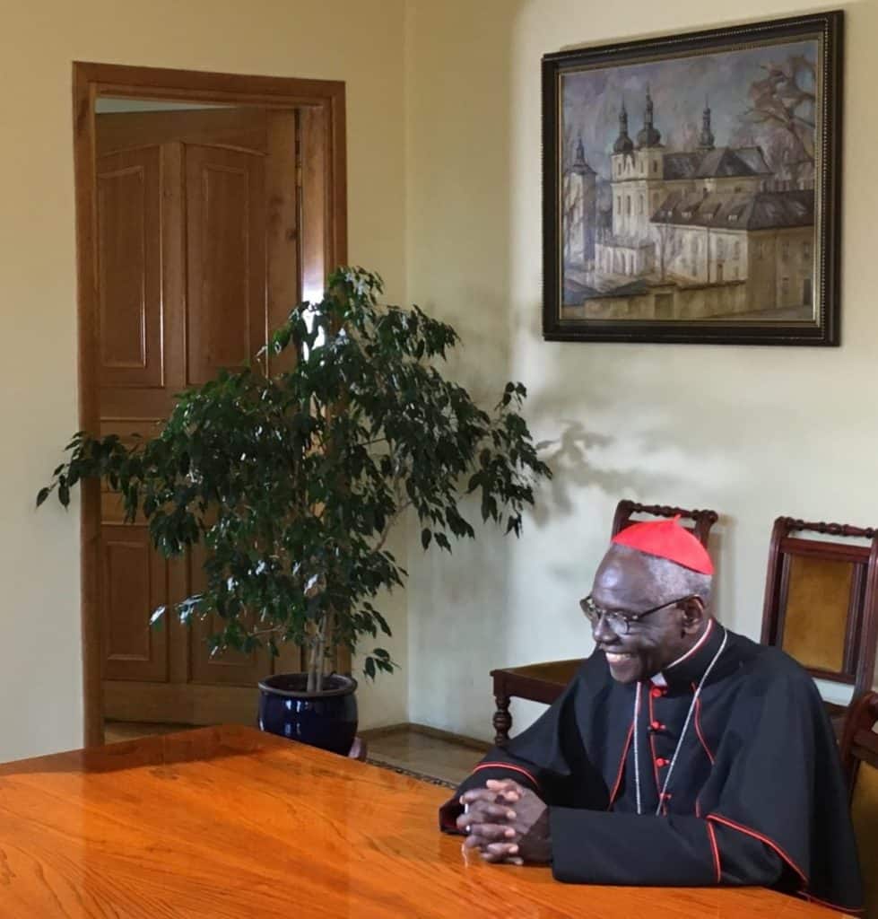 Ks. kard. Robert Sarah w Kalwarii Pacławskiej k. Przemyśla