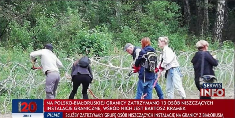 Szef MSWiA o niszczących zasieki na granicy: „Poniosą wszelkie konsekwencje karne swoich działań”