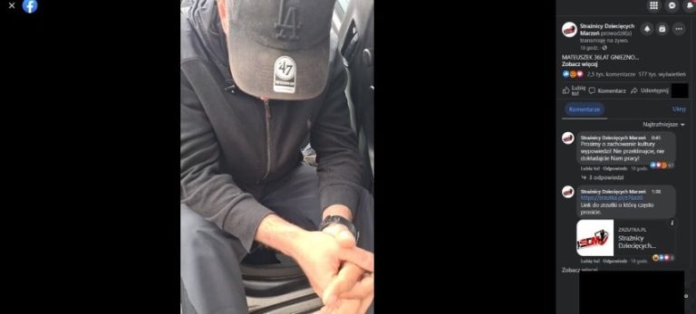 Zatrzymano 36-latka z Gniezna, który miał namawiać 13-latkę na seks
