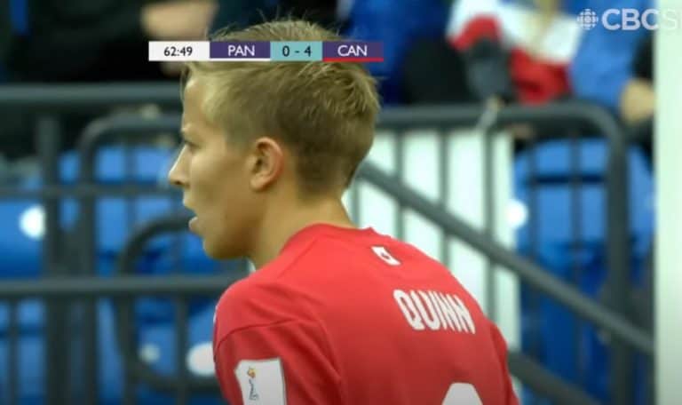 Kanadyjska piłkarka uważa się za mężczyznę, ale na Olimpiadzie gra z kobietami