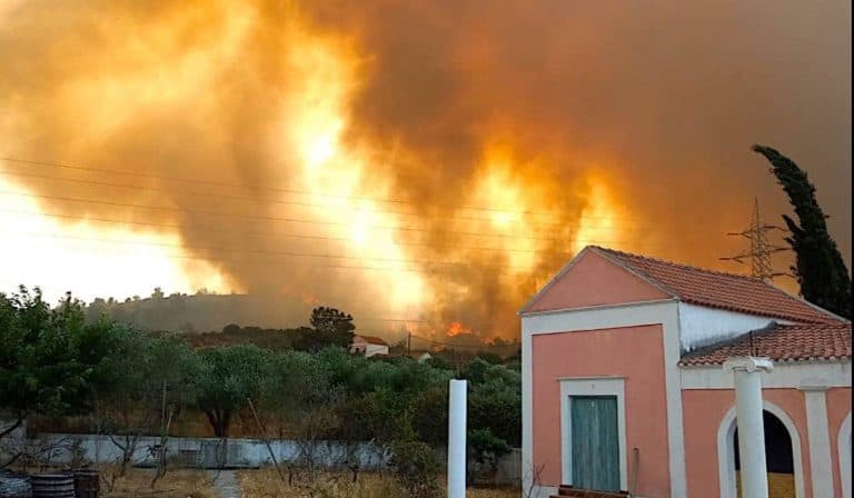 Wielki pożar na greckiej wyspie Rodos, mieszkańcom nakazano ewakuację