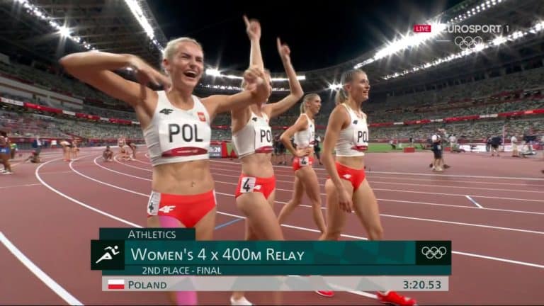 Mamy kolejny medal. Nasze dziewczyny w sztafecie 4X400 metrów wywalczyły srebro
