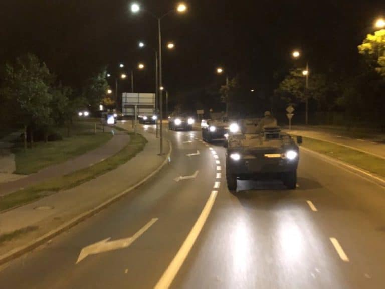 12 Szczecińska Dywizja Zmechanizowana przemieszcza się z zachodu na wschód