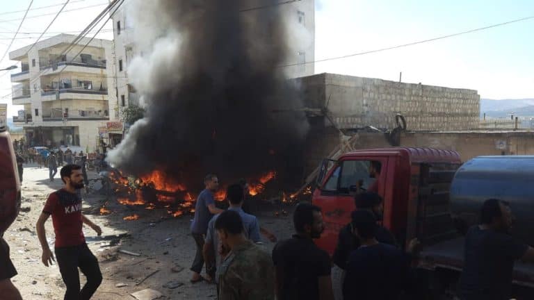 Zamach terrorystyczny w Afrin, w północno-zachodniej Syrii