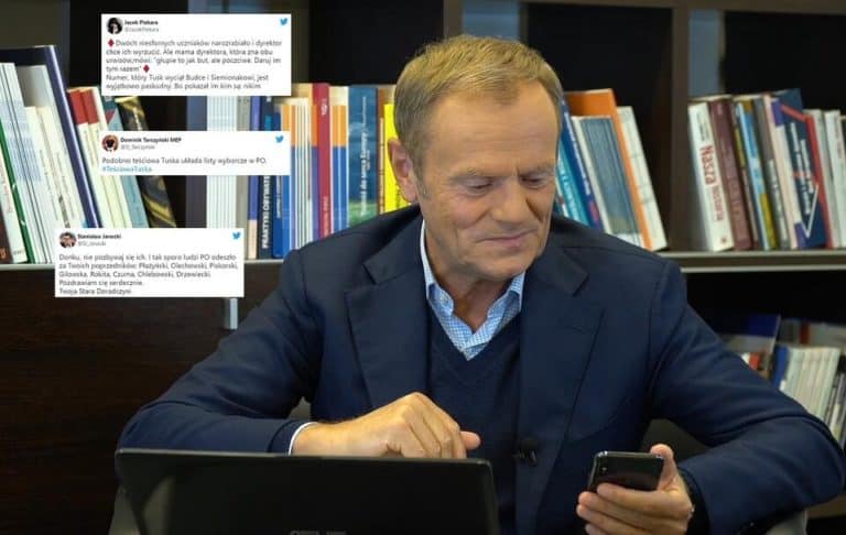 Internauci kpią z Donalda Tuska po odstawieniu żenującej szopki z teściową
