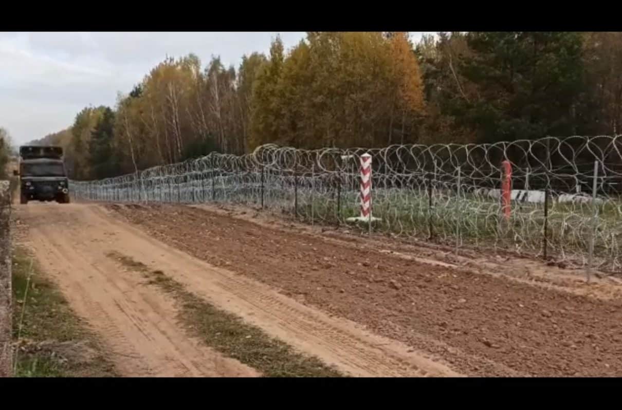 Komunikaty na granicy polsko-białoruskiej ogłaszane są w czterech językach
