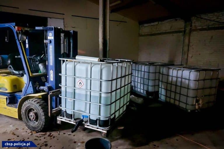 Zlikwidowano ogromne laboratorium narkotyków na Mazowszu