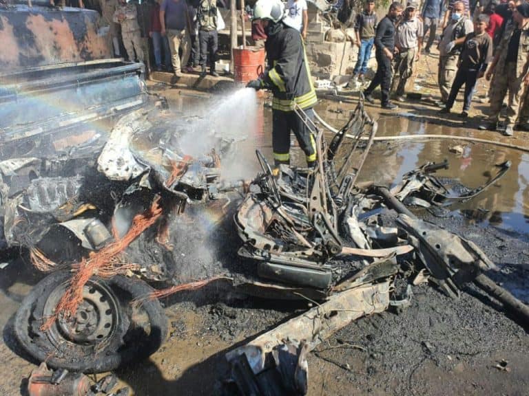 Syria: Wybuch samochodu pułapki w centrum miasta Afrin