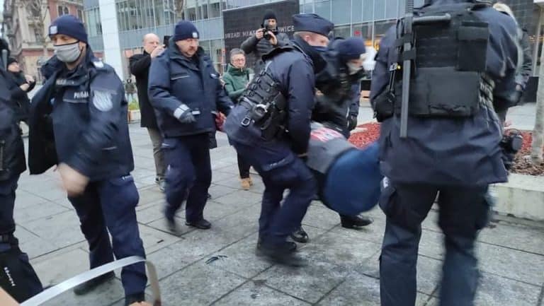 Rozwydrzone lewactwo dało dziś popis w Katowicach