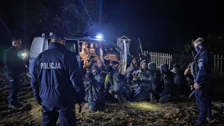 W okolicach Białowieży i Krynek duże grupy imigrantów przerwały się przez zasieki