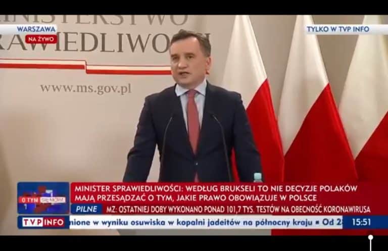 Berlin dąży do likwidacji Państwa Polskiego. Ziobro: Nie ulega wątpliwości, że taki jest cel