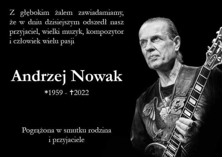 Nie żyje Andrzej Nowak, założyciel zespołów TSA i Złe Psy