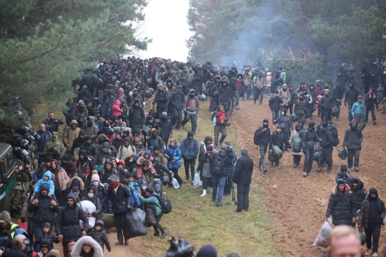 Niemiecka policja: Z Białorusi do Niemiec przedostało się ponad 11 tys. migrantów