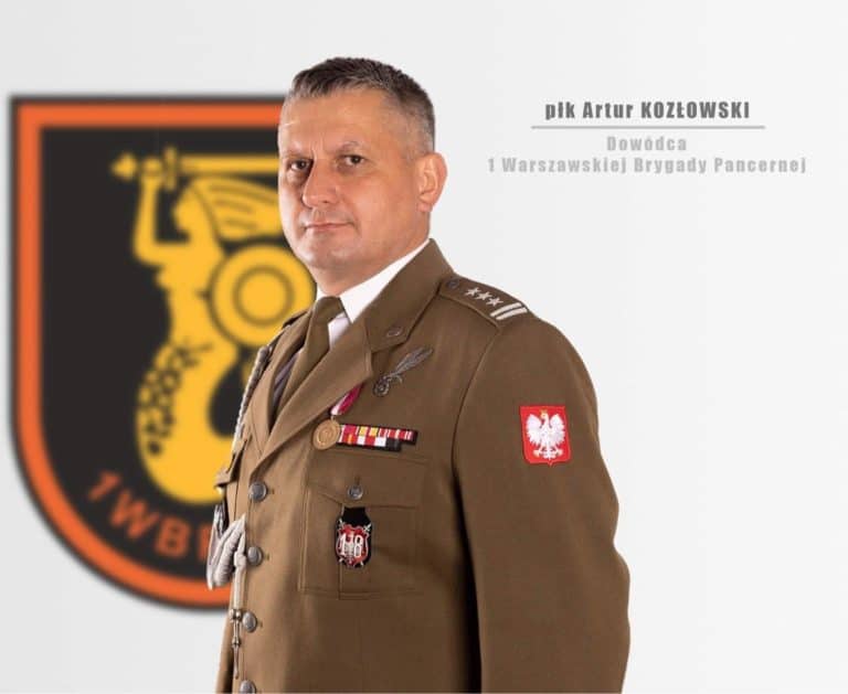 Zmiana na stanowisku dowódcy 1. Warszawskiej Brygady Pancernej
