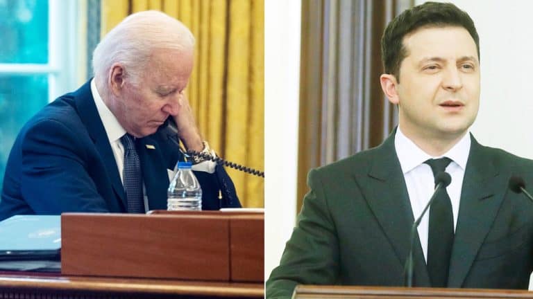 Joe Biden przekazał Wołodymyrowi Zełenskiemu, że istnieje duże prawdopodobieństwo rosyjskiego ataku