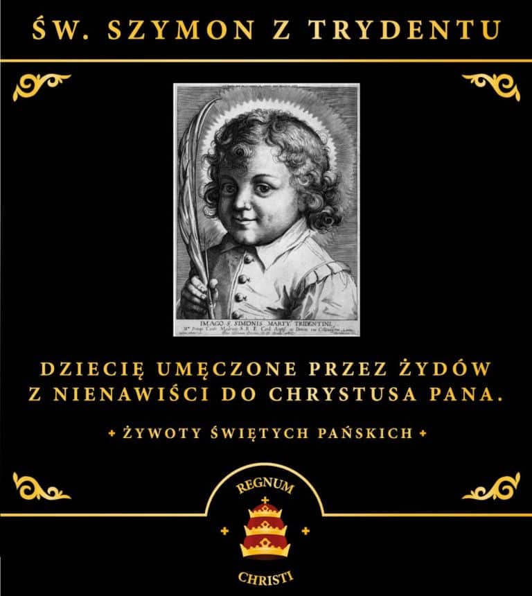 Okrutny mord popełniony na Szymonie z Trydentu