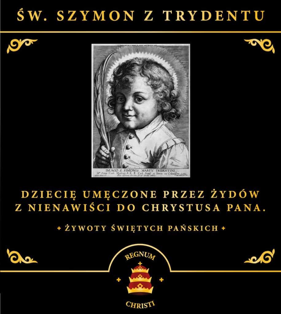 Okrutny mord popełniony na Szymonie z Trydentu
