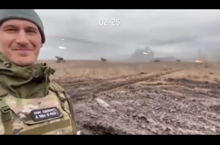 A tak się cieszył, gdy Grady strzelały w stronę Ukraińców…