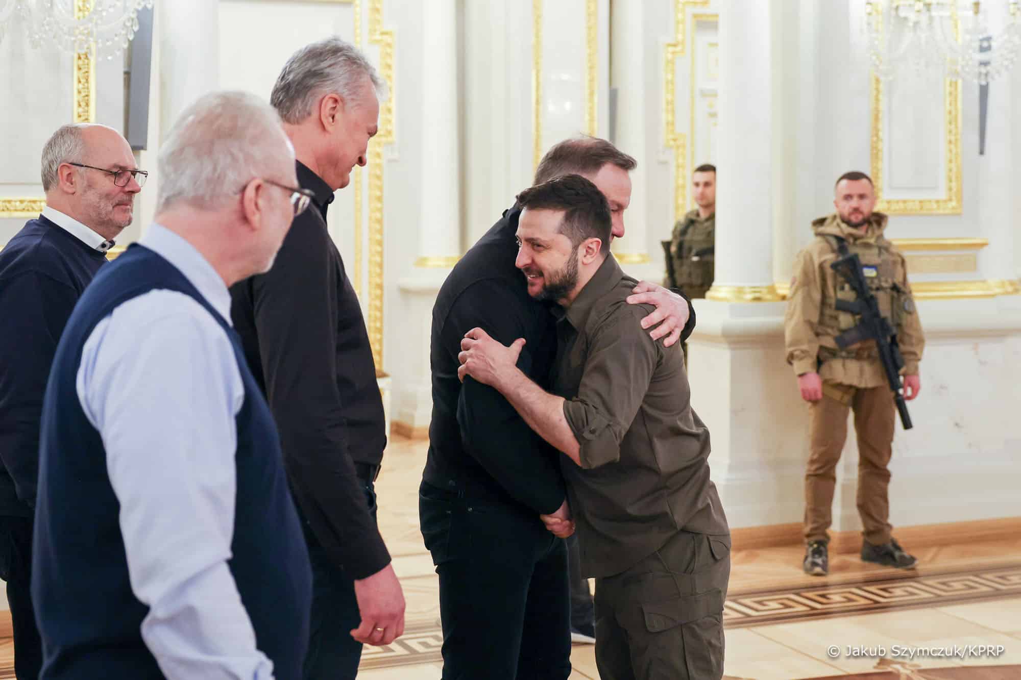 Prezydent Duda udał się na Ukrainie, spotkał się z prezydentem Zełenskim