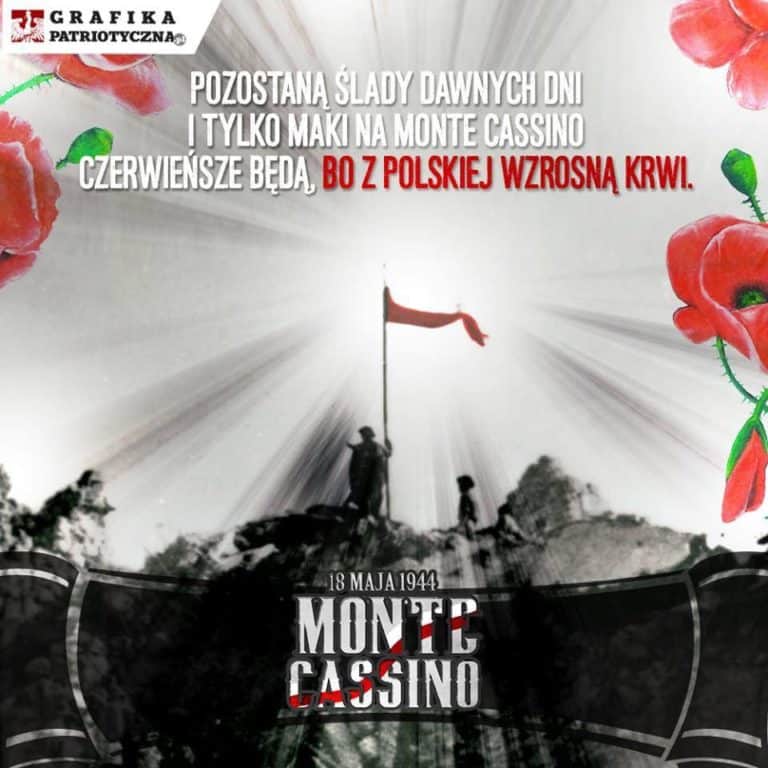 Obchody 78 rocznicy zdobycia Monte Cassino przez Polaków w gminie Sompolno