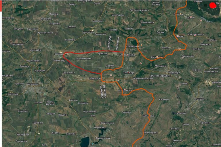 Rosjanie dokonali włamania w pozycje ukraińskie na kierunku Bachmutu?