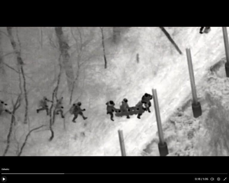 Tak wyglądała wczorajsza próba siłowego przekroczenia granicy /film/