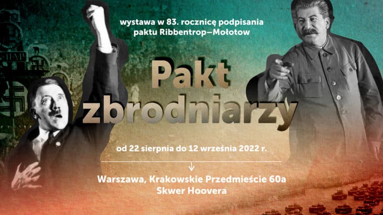 Otwarcie wystawy plenerowej IPN „Pakt zbrodniarzy”