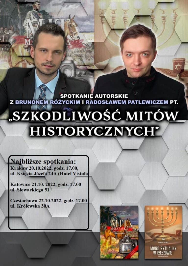 „Szkodliwość mitów historycznych” – Cykl spotkań autorskich