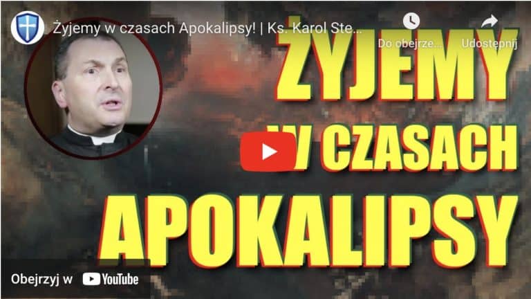 Żyjemy w czasach Apokalipsy! | Ks. Karol Stehlin