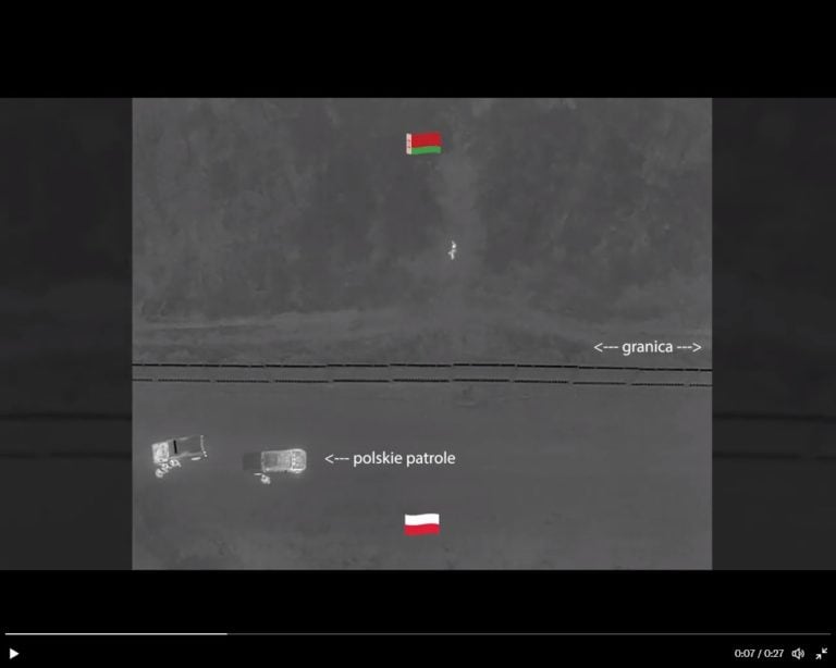 Ataki na patrole polskiej Straży Granicznej. Opublikowano film