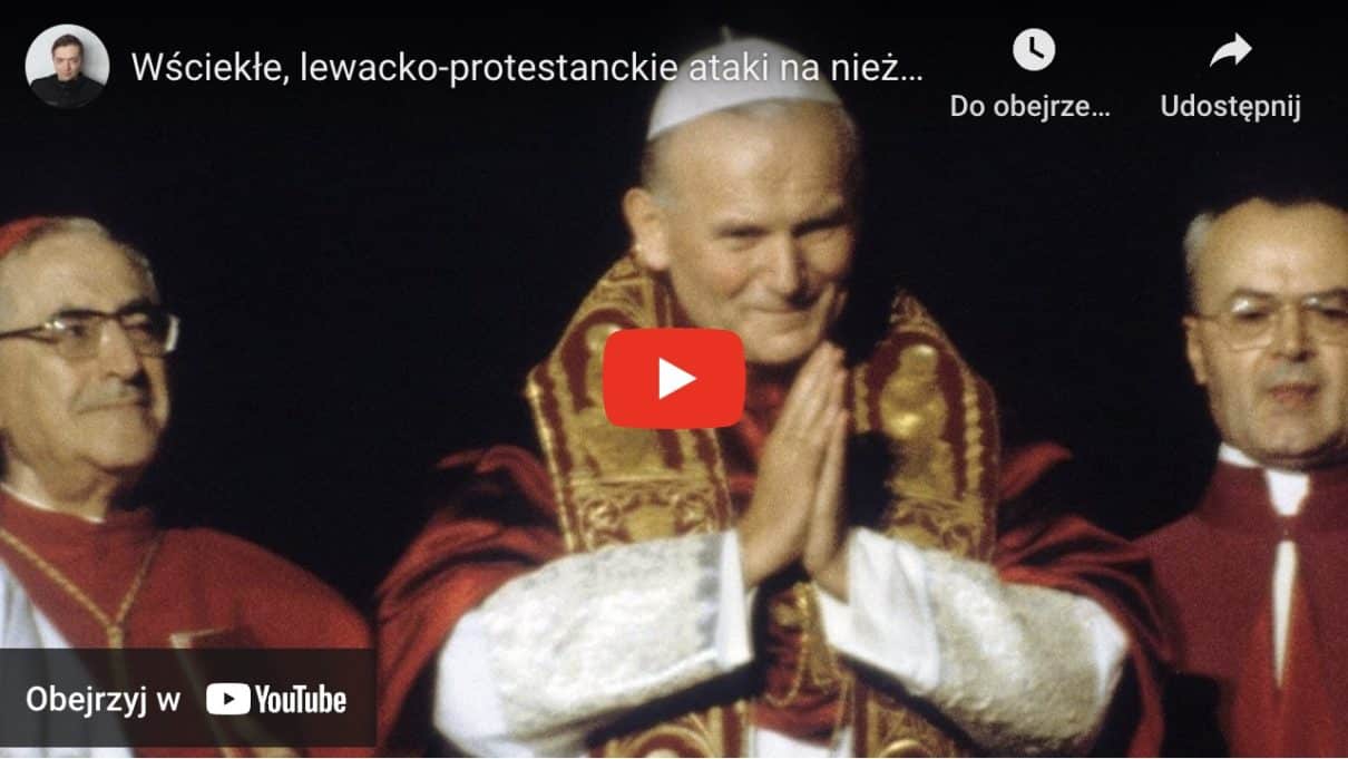 Wściekłe, lewacko-protestanckie ataki na nieżyjącego papieża. Holocher i Patlewicz NA ŻYWO