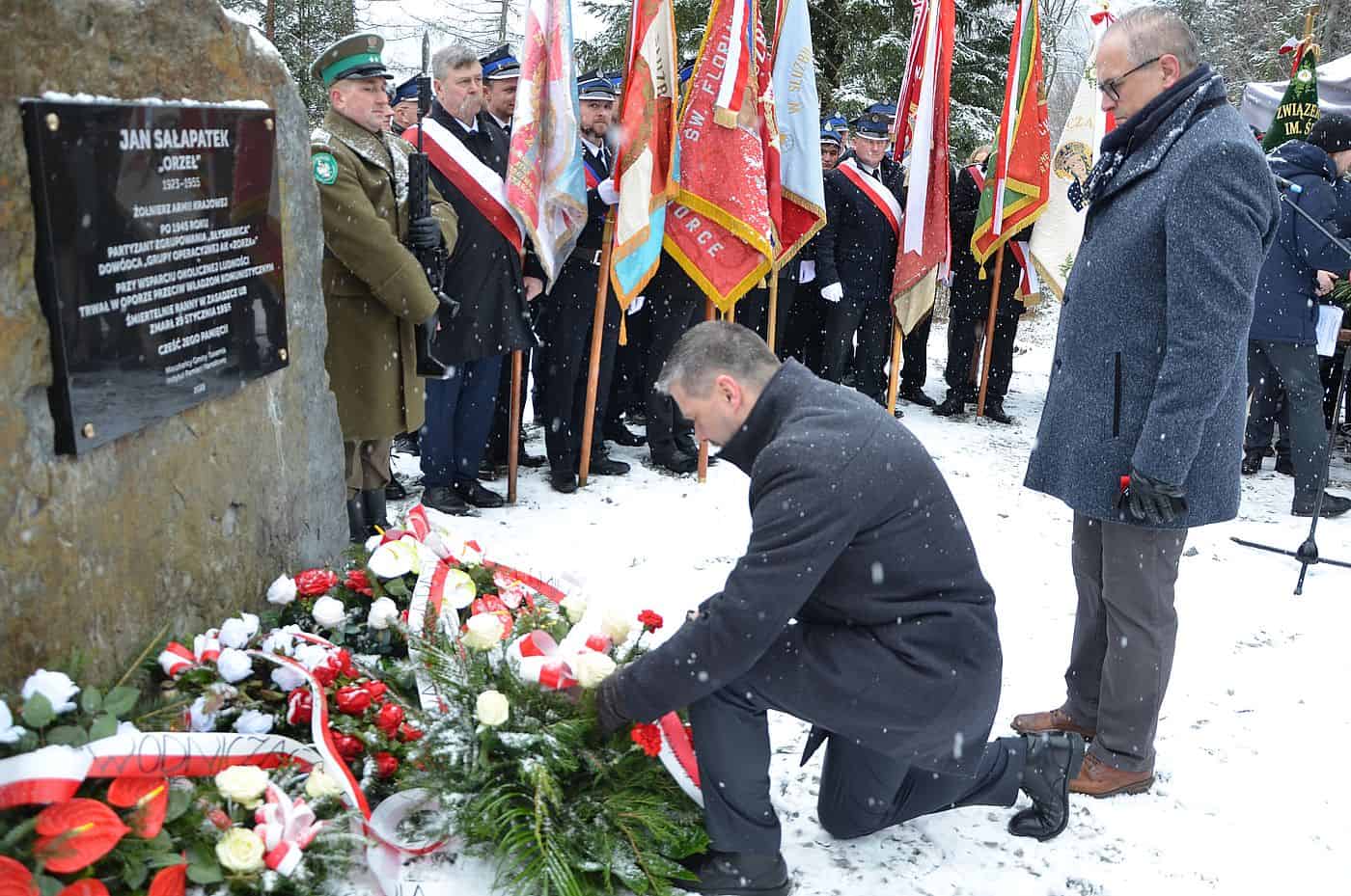 W Bogdanówce odsłonięto pomnik Jana Sałapatka – „Orła”