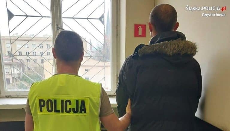 Ukrainiec okradał sklepy w Częstochowie. Chciał ugodzić śrubokrętem pracownika ochrony