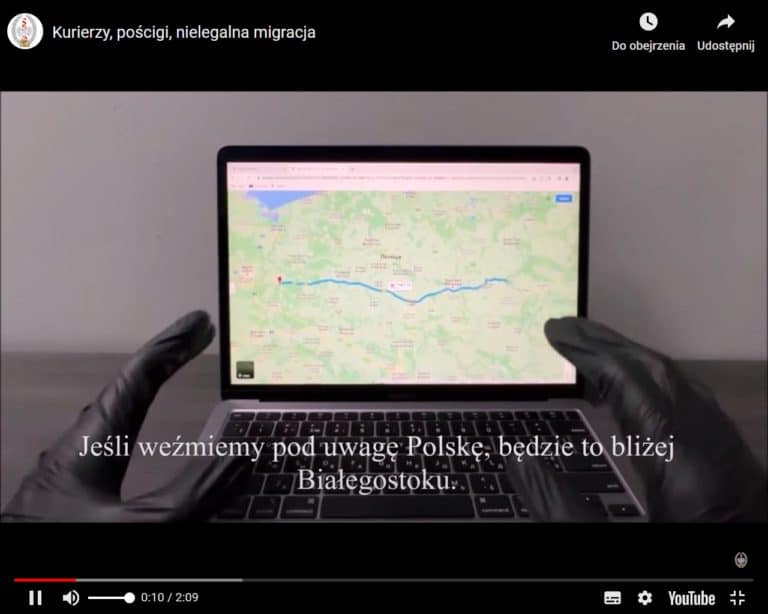 Straż Graniczna dotarła do materiału filmowego, który pokazuje, jak wygląda proces rekrutacji „kurierów” przez służby białoruskie