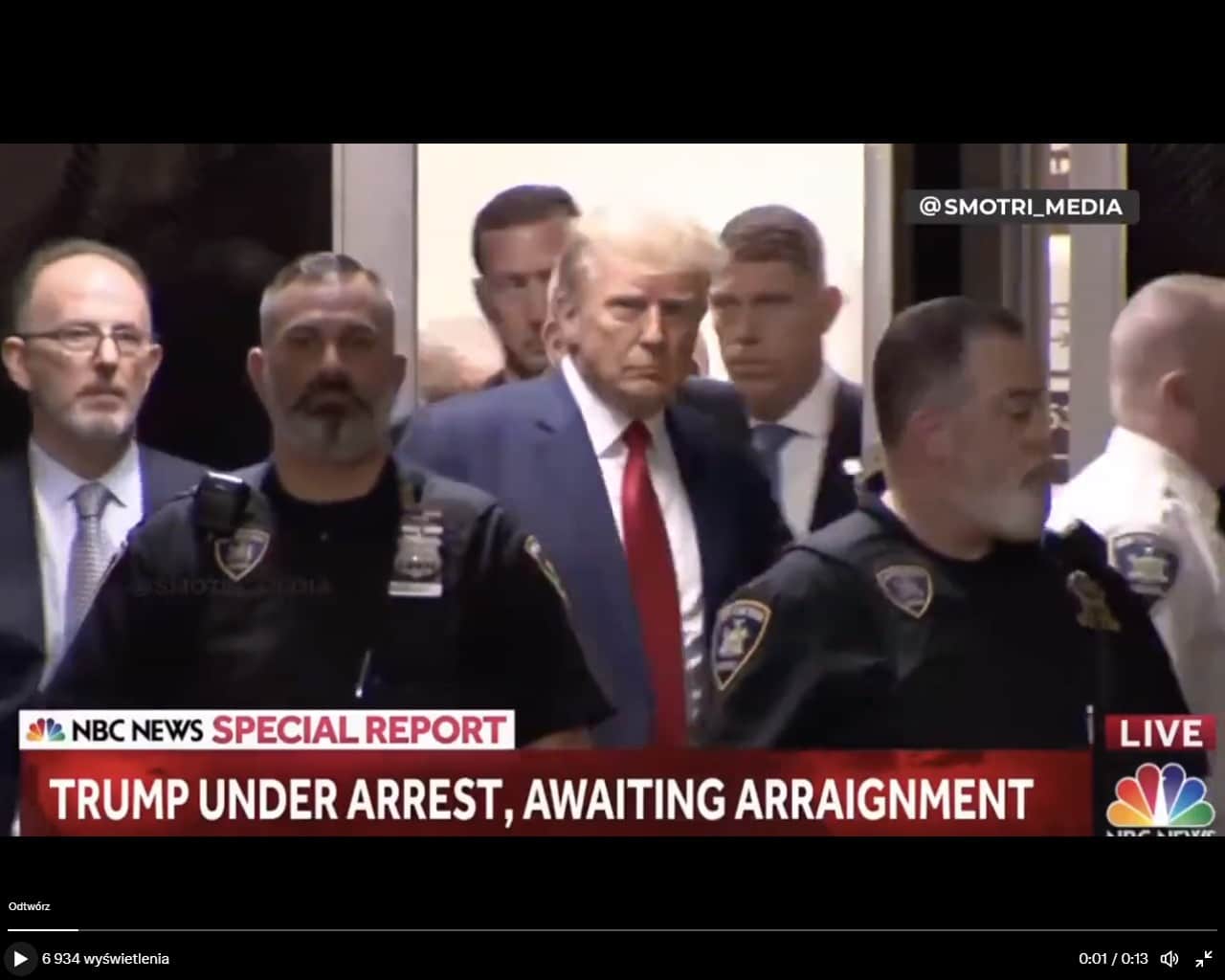 Donald Trump został postawiony w stan oskarżenia. Usłyszał 34 zarzuty
