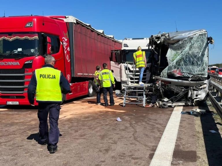Wypadek polskiego autokaru w Niemczech. Jest wielu rannych