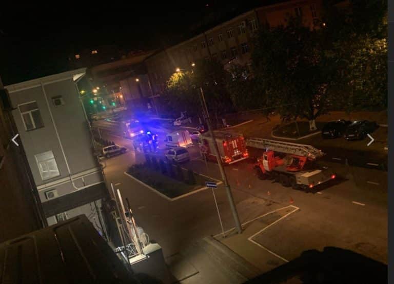 Czarny dym nad Biełgorodem. Zaatakowano budynki FSB i MSW