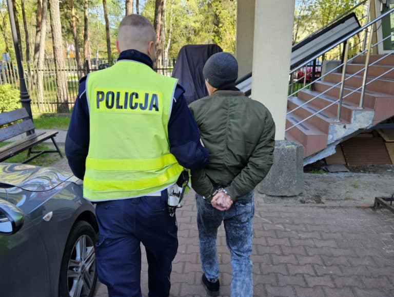 Naćpany Ukrainiec kierował dostawczakiem. Narkotyki miał też w aucie i na dnie bagażu