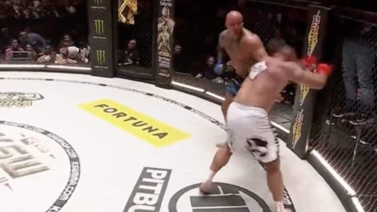 Pudzianowski znokautowany! Popis Artura Szpilki na gali KSW: Colosseum 2 /film/