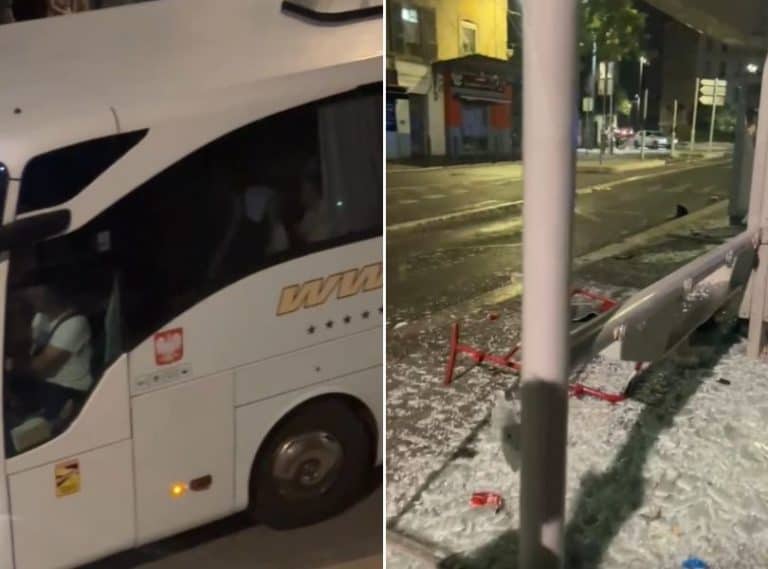 Polski autokar zaatakowany przez zrewoltowanych, afrykańskich imigrantów