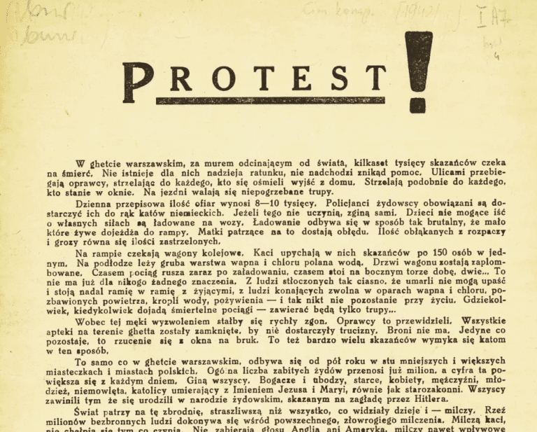Kalendarium historyczne: 11 sierpnia 1942 roku – Apel katolików w sprawie Żydów