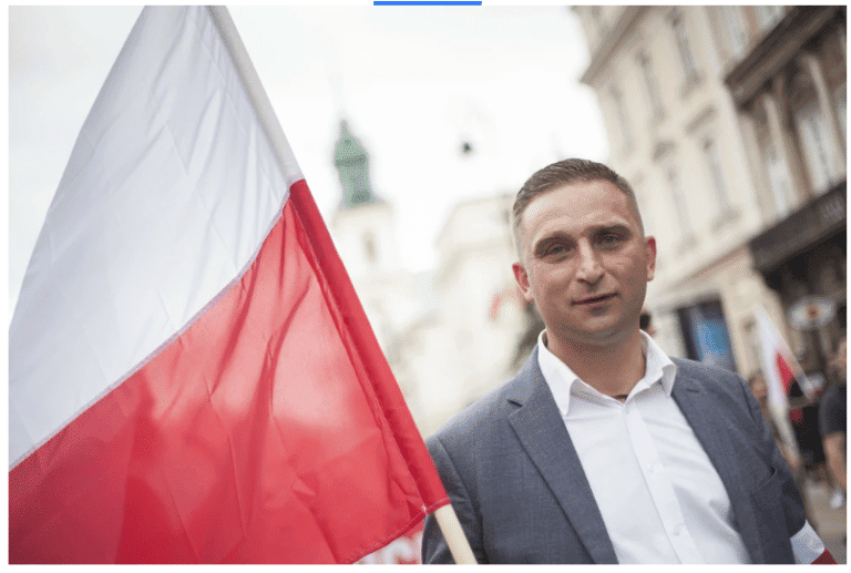 Robert Bąkiewicz wystartuje z list Prawa i Sprawiedliwości
