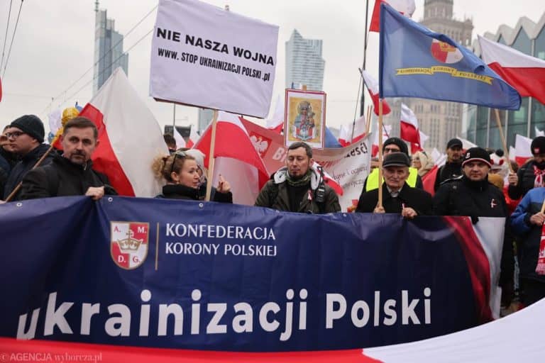 Ukraińcy zaniepokojeni notowaniami Konfederacji. To zagraża ich interesom