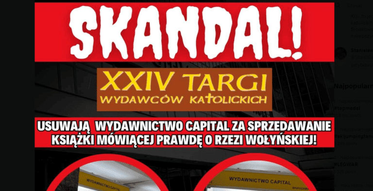 SKANDAL! „Katolickie” targi wyrzuciły wydawnictwo za książki przedstawiające prawdę o Żydach
