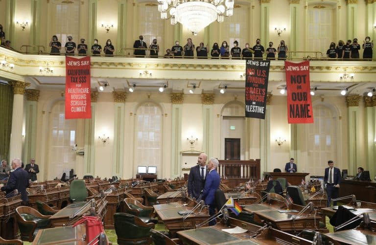 Kalifornia: Żydowski protest przeciwko nazistom z Izraela