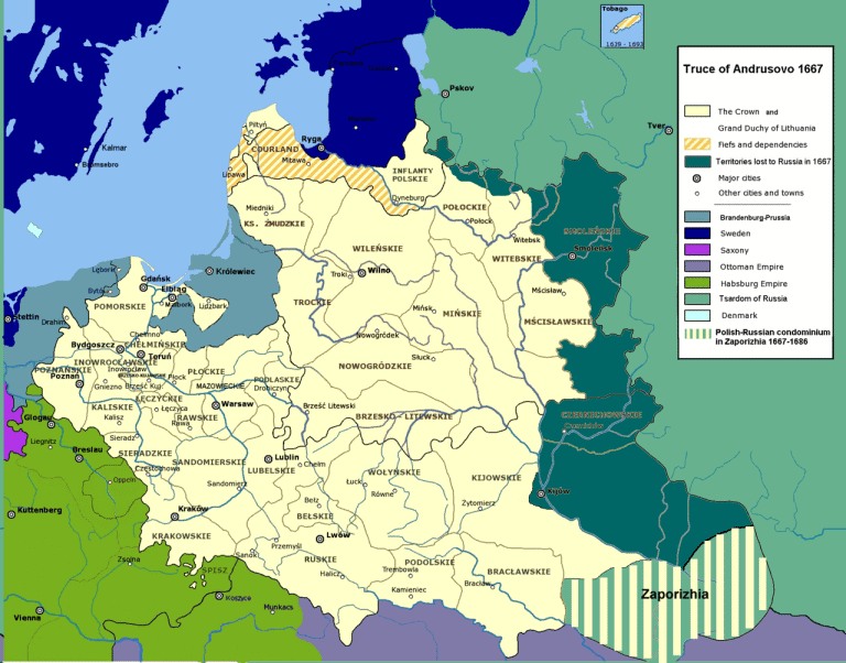 Kalendarium historyczne: 9 lutego 1667 – zawarcie rozejmu w Andruszowie